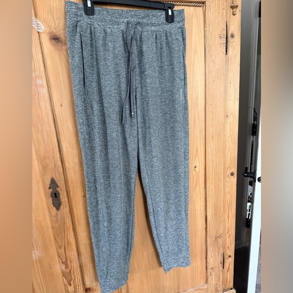 Fabletics Gray Drawstring Jogger Pants - image 1